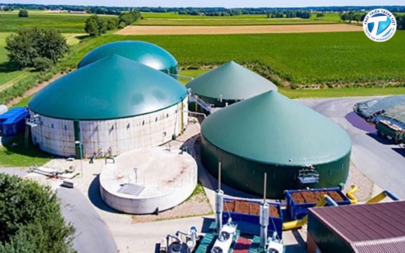 Hệ thống biogas tận dụng chất thải chăn nuôi để tạo khí sinh học.